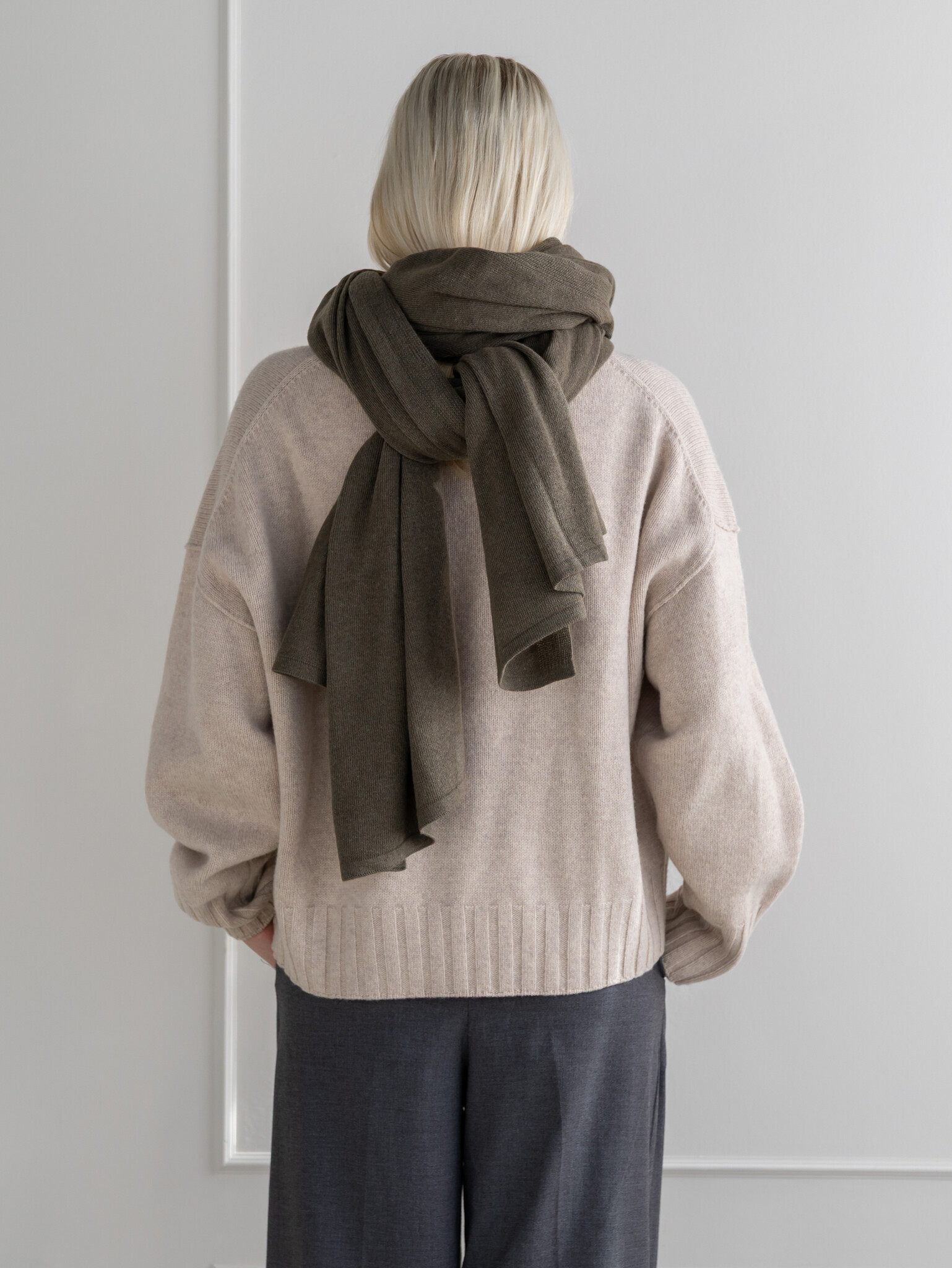 Sjaal SjaalMania Cosy Chic  Olive Melee