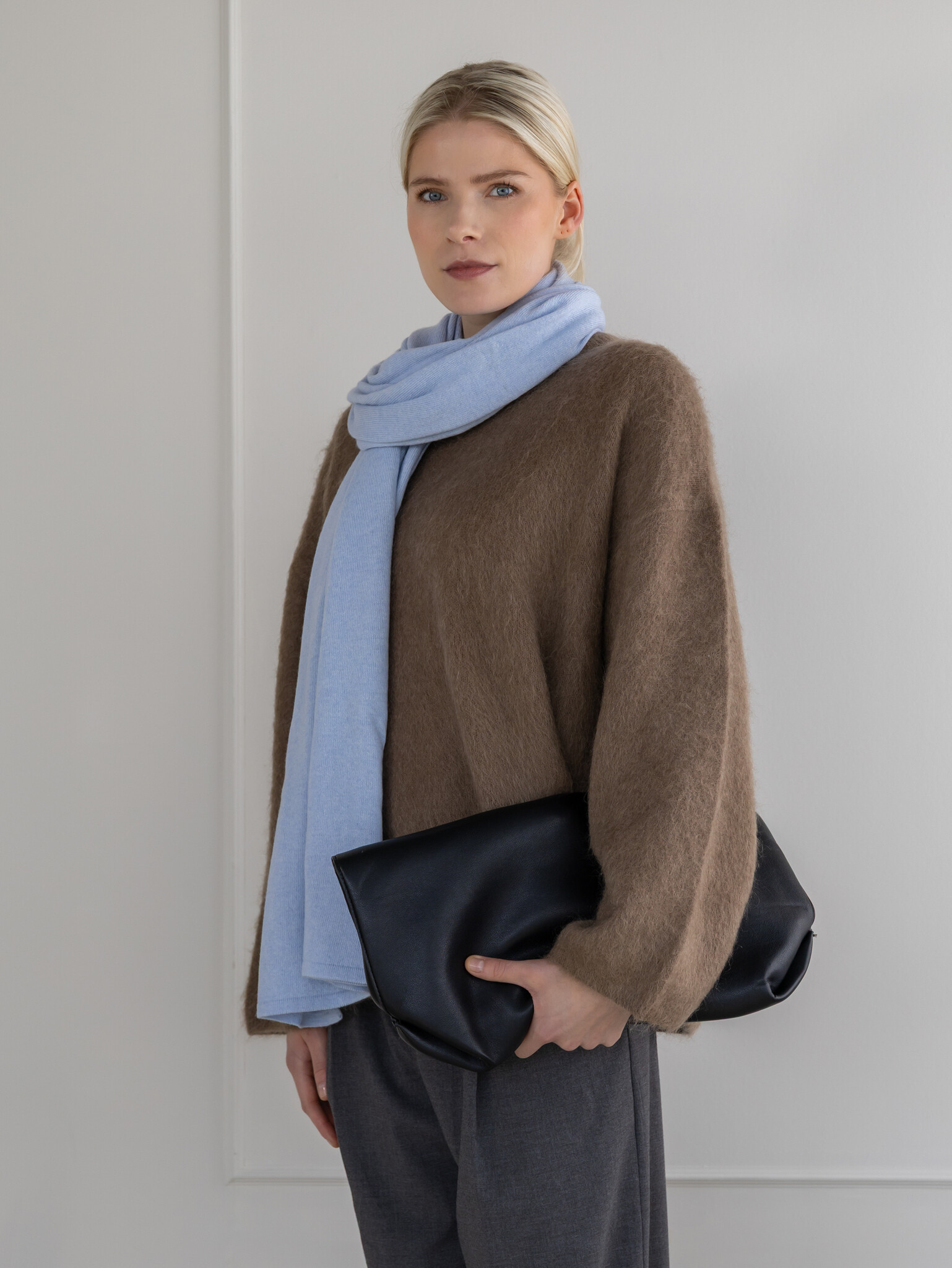 Sjaal SjaalMania Cosy Chic Airy Blue Melee