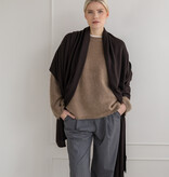 Sjaal SjaalMania Cosy Chic Dark Brown