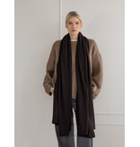 Sjaal SjaalMania Cosy Chic Dark Brown