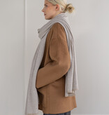 Sjaal Cosy Chic Stripes Pearl Grey / Sand