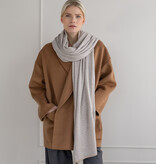 Sjaal Cosy Chic Stripes Pearl Grey / Sand