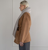 Sjaal Cosy Chic Stripes Pearl Grey / Sand