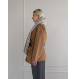 Sjaal Cosy Chic Stripes Pearl Grey / Sand