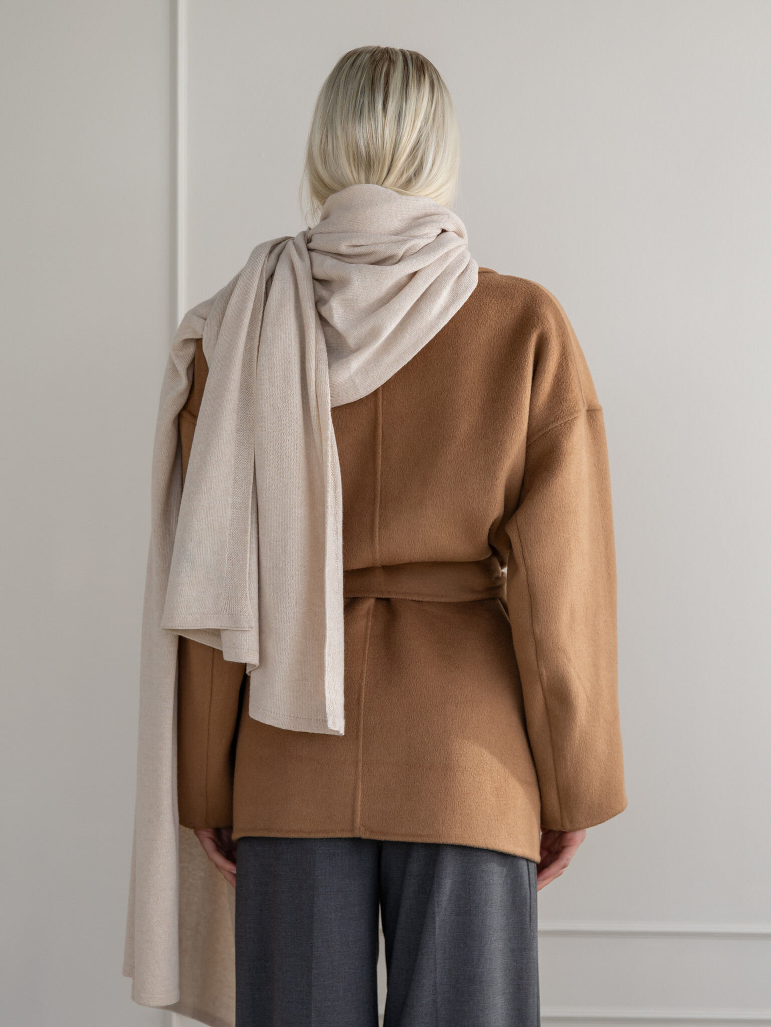 Sjaal SjaalMania Cosy Chic Light Sand