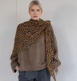 Sjaal Cosy Cashmy Leopard Brown