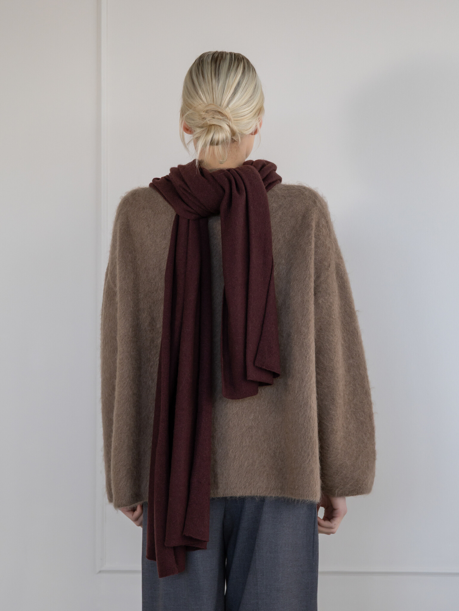 Sjaal Cosy 100% Cashmere  Red Soil