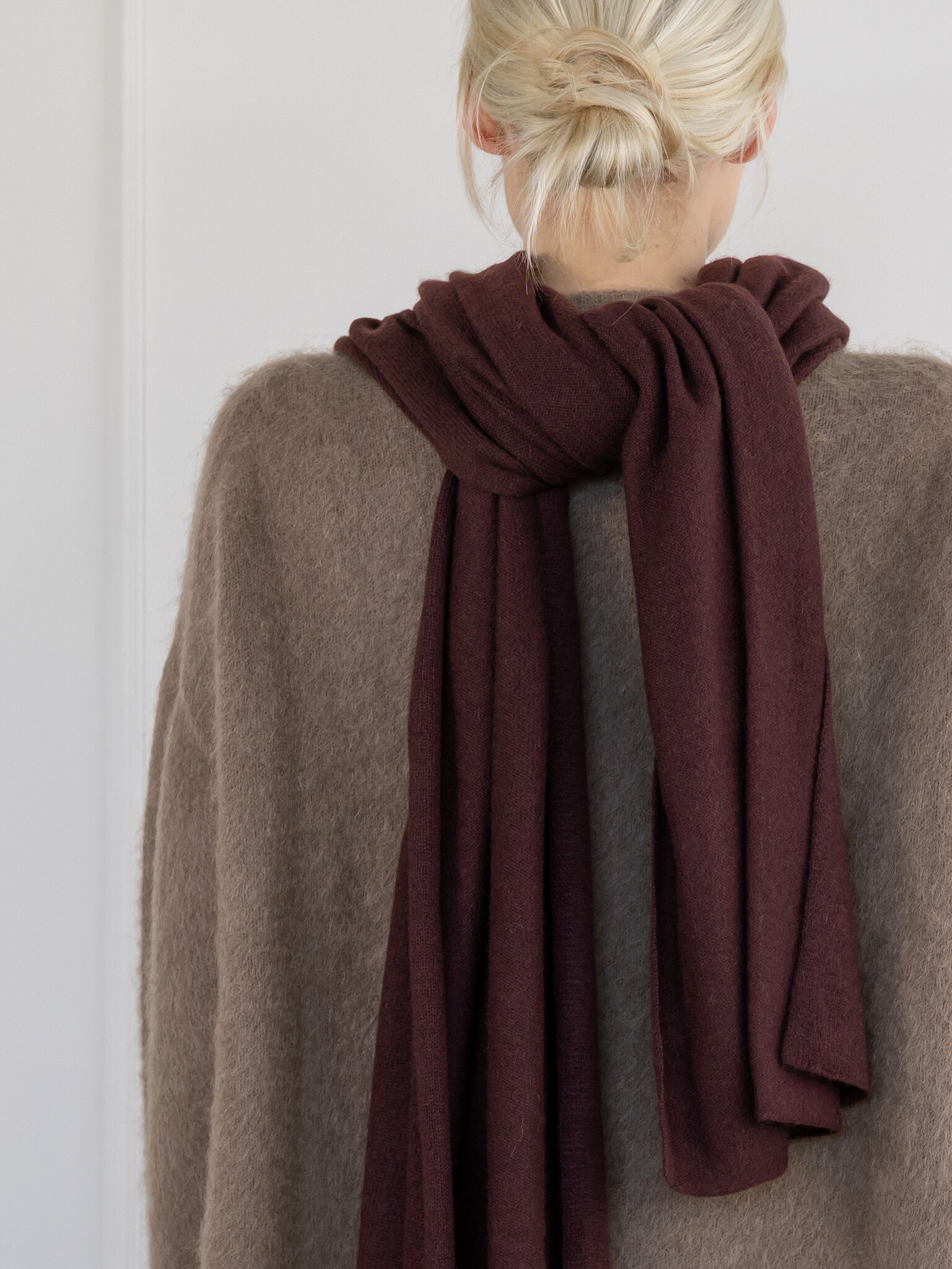 Sjaal Cosy 100% Cashmere  Red Soil