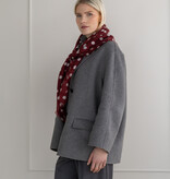 C.O.S.Y by SjaalMania Sjaal 100% Cashmere Dots Cabernet