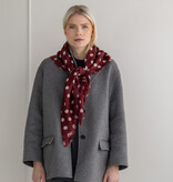 C.O.S.Y by SjaalMania Sjaal 100% Cashmere Dots Cabernet