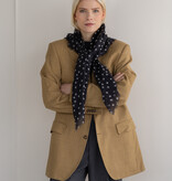 Sjaal 100% Cashmere Stars Black