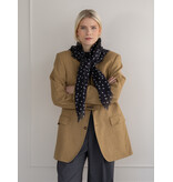 Sjaal 100% Cashmere Stars Black