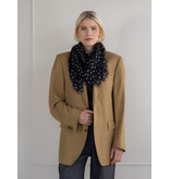 Sjaal 100% Cashmere Stars Black