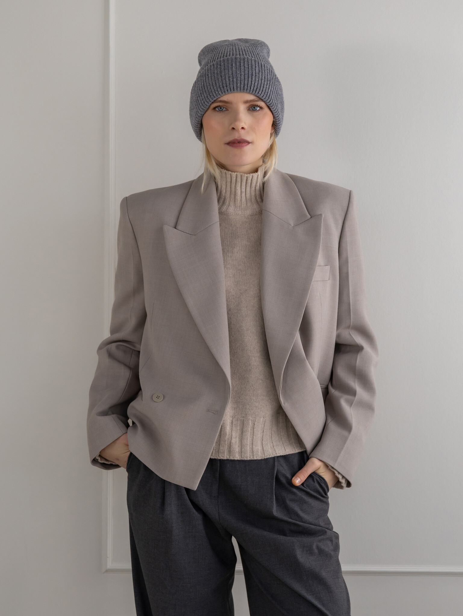 Cosy Beanie Mid Grey Melee