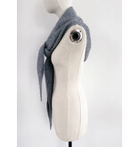 Cosy Triangle 100% Brushed Cashmere Feather
