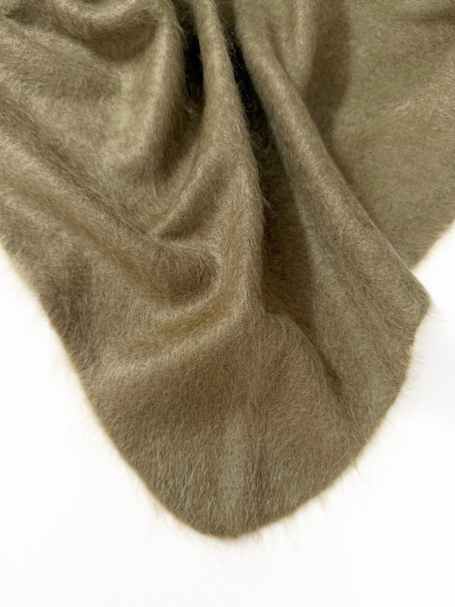 Cosy Triangle 100% Brushed Cashmere Forest