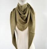 Cosy Triangle 100% Brushed Cashmere Forest