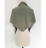 Cosy Triangle 100% Brushed Cashmere Olive