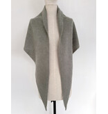 Cosy Triangle 100% Brushed Cashmere Olive
