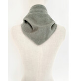 Cosy Triangle 100% Brushed Cashmere Olive