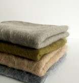Cosy Triangle 100% Brushed Cashmere Olive