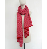 Sjaal Cosy Chic Stripes Lipstick Red / Fabulous Candy