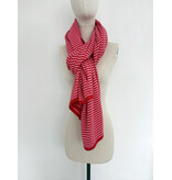 Sjaal Cosy Chic Stripes Lipstick Red / Fabulous Candy