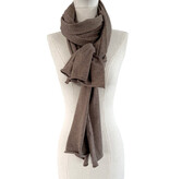 C.O.S.Y Sjaal Cosy Jersey Mole Melange