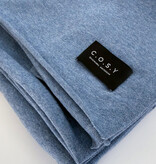 Sjaal Cosy Jersey Mid Blue Melange