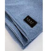 Sjaal Cosy Jersey Mid Blue Melange
