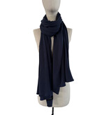 C.O.S.Y Sjaal Cosy Jersey Navy Melange