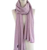 C.O.S.Y Sjaal Cosy Jersey Soft Pink Melange