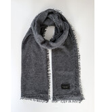 C.O.S.Y Sjaal Cosy Washed Cashmere Medium Grey