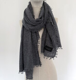 Sjaal Cosy Washed Cashmere Medium Grey