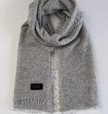 C.O.S.Y Sjaal Cosy Washed Cashmere Light Grey