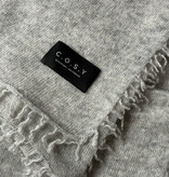 Sjaal Cosy Washed Cashmere Light Grey