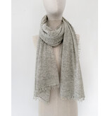 C.O.S.Y Sjaal Cosy Washed Cashmere Light Grey