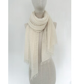 Sjaal Cosy Washed Cashmere Creamy
