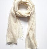 Sjaal Cosy Washed Cashmere Creamy