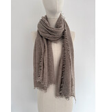 Sjaal Cosy Washed Cashmere Mole