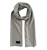 C.O.S.Y Sjaal Cosy Jersey Light Grey Melange