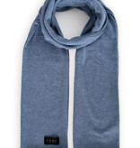 C.O.S.Y Sjaal Cosy Jersey Mid Blue Melange