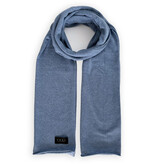 C.O.S.Y Sjaal Cosy Jersey Mid Blue Melange