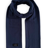 C.O.S.Y Sjaal Cosy Jersey Navy Melange