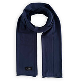 C.O.S.Y Sjaal Cosy Jersey Navy Melange