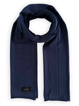 Sjaal Cosy Jersey Navy Melange