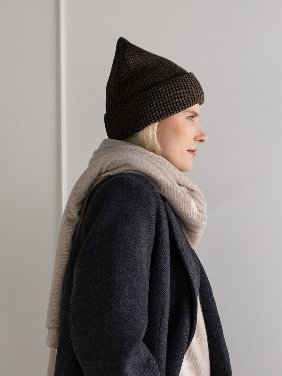 Cosy Beanie Dark Brown