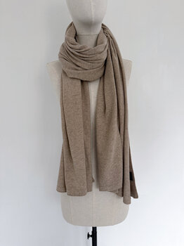 Sjaal Cosy Cool Dark Sand