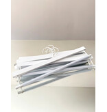 C.O.S.Y by SjaalMania Houten SjaalHanger Wit per 5 stuks