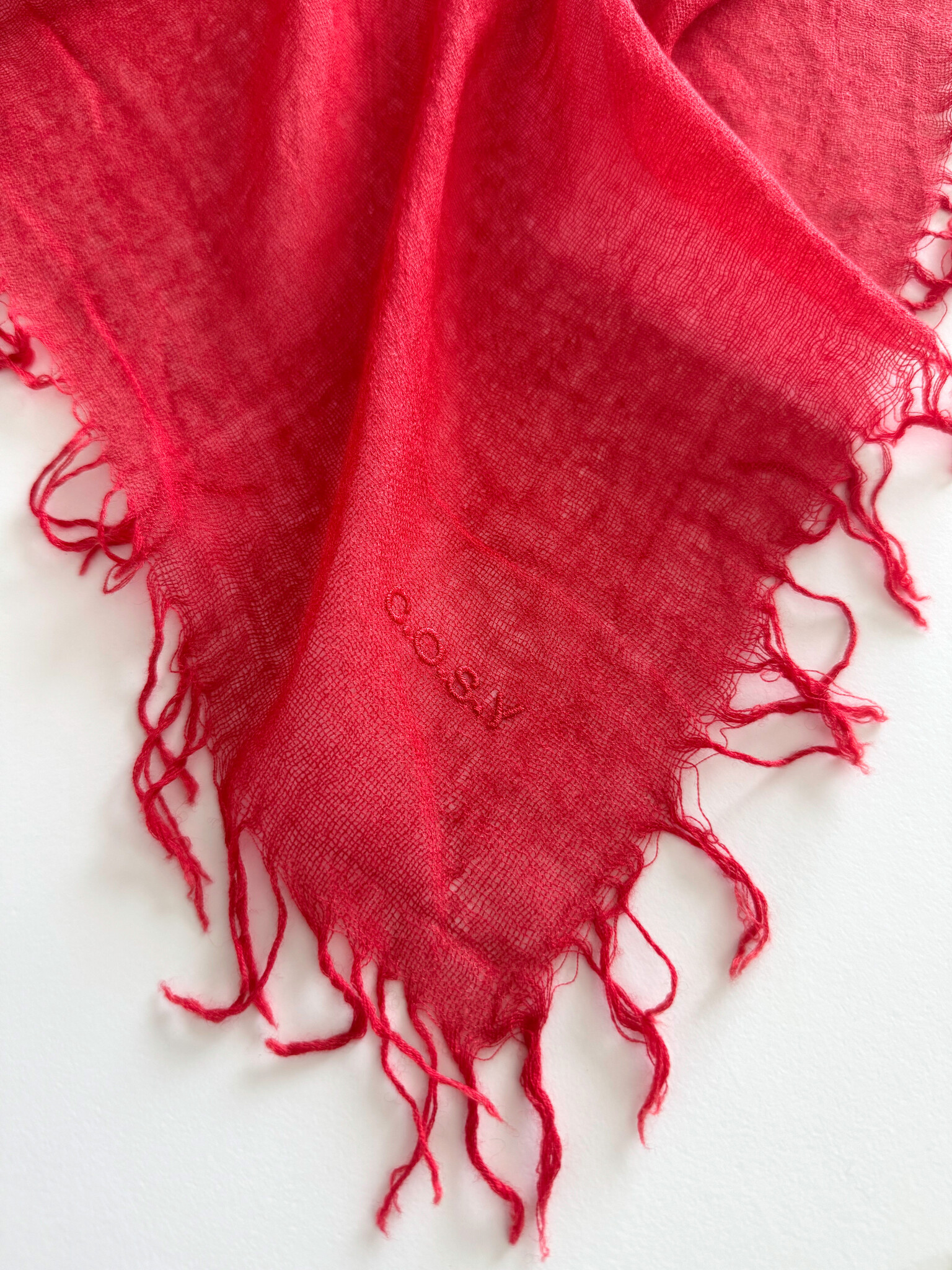 Sjaal Cosy Cashmy High Risk Red